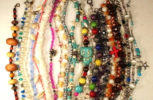 Menge Vintage Estate gemischte Materialien verschiedene Armbänder (B66) - Bild 1 von 8