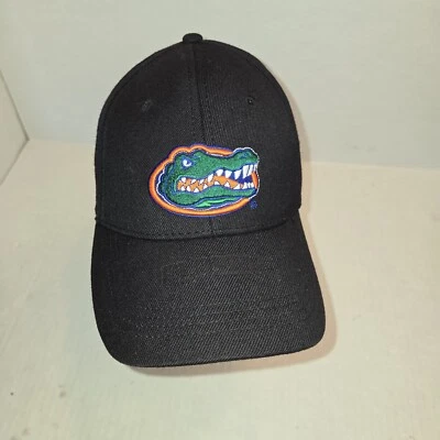 Florida Gators Hat Black Adjustable Strapback Embossed On Top Of Brim - Image 1 of 4