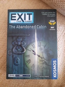 Kosmos Exit: The Abandoned Cabin Game Board.  Boxed And Complete  - Picture 1 of 3