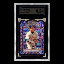 2013 Topps Archives Miguel Cabrera Gallery of Heroes Stained Glass #GH-MC SGC
