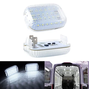 2x Weiß LED Kofferraumbeleuchtung Laderau lampen für Ford Transit Tourneo MK6/7 - Bild 1 von 12
