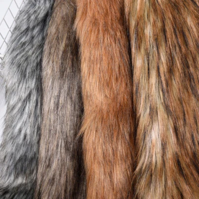 Artificial Faux Fur Dog Hair Plush Fabric Handmade Bag Sewing Carpet Craft DIY - Image 1 of 4