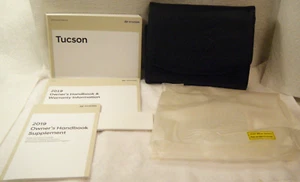 19 Hyundai Tucson  Owner's Manual W/Case & Pouch+ Navigation OEM *SHIPS FAST - Picture 1 of 8