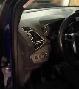 D Ford Kuga 2 Chrom Rahmen für Lüftung Lüftungsschacht außen - Edelstahl poliert - Picture 1 of 3