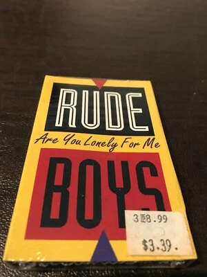 FACTORY SEALED CASSETTE TAPE SINGLE RUDE BOYS ARE YOU LONELY FOR ME - Image 1 of 2
