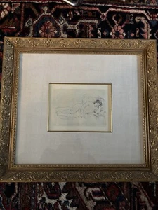 Pierre Auguste Renoir lithograph "Femme Nu Couche". COA - Picture 1 of 10