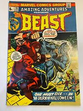 AMAZING ADVENTURES #16  UK Price  Furry  Blue Beast Marvel 1973 VF
