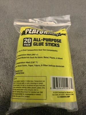 Paquete de 20 palos de pegamento multiusos Performax Foto 1 de 2