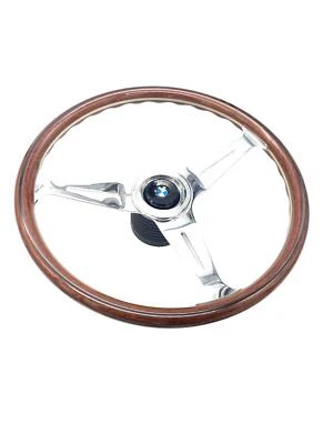 Volante de madera BMW 2000 2002tii Turbo NARDI con kit Boss 390 mm 15,35" Foto 1 de 4