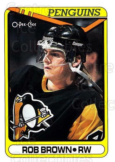 1990-91 Topps Tiffany #19 Rob Brown - Image 1 of 1