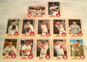 LOTE PARCIAL DE 12 JUEGOS DE CARTAS BOSTON RED SOX TOPPS HERITAGE - ¡RARO Y COMO NUEVO! - Imagen 1 de 2