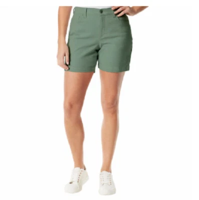 全新 Gloria Vanderbilt 女式经典五口袋阿曼达短裤 16 码 — 第 1/3 张图片