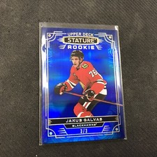 JAKUB GALVAS 3/3 Blue Rookie Base SSP 2022-23 Upper Deck Stature Hockey BK