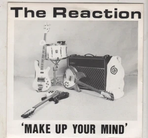 THE REACTION Make Up Your Mind UK 7" VINYL w/PS 80s MOD POWERPOP - Picture 1 of 2