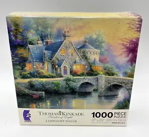 NEU 2009 Ceaco Thomas Kinkade 1000-teiliges Puzzle ""Lamplight Manor"" USA - Bild 1 von 7