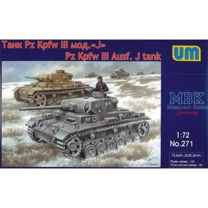 Tanque Panzer III Ausf J (1/72) UM 271 Uni Models - Imagen 1 de 1
