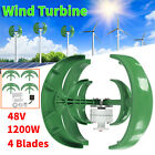 Bild von Wind Power Generator Green Lantern‑Shaped 4 Blades 1200W(48V )
