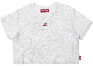 Kith Women x Coca-Cola Checkered Cropped Tee White Size L Large NEW FW18 - Picture 1 of 1