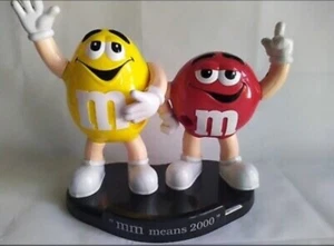 M&M Candy Dispenser (MM Means 2000) Rare Collectible Without Box - Picture 1 of 1