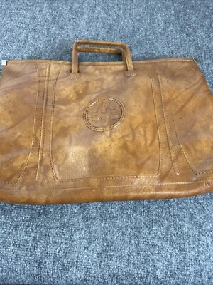 Vintage American Tourister Briefcase Brown Tan Attache Bag 1975 70s Japan - Image 1 of 4