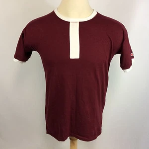 Vintage 70s 80s Champion Blank Plain T Shirt College Gym High School University - Picture 1 of 5