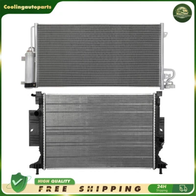 Aluminium Radiator & AC Condenser Cooling Kit For 2019-2020 Ford Transit Connect - Imagem 1 de 4