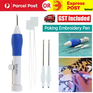 Pen Set Poking Punch Needle Kit Embroidery DIY Crafts Stitching Sewing Tools DIY - Picture 1 of 11
