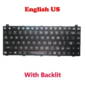 Backlit US Keyboard For Getac F110 G3 G4 G5 G6 English US With Black Frame New - Picture 1 of 2