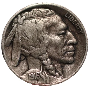 ๐บ๐ธ 1916-S San Francisco Mint Buffalo Nickel, AU+++Better Date USA - Picture 1 of 2