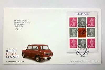 2009 United Kingdom FDC British Design Classics Telephone Concorde UK 650C - Image 1 of 4