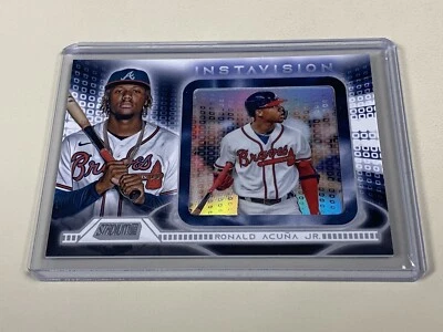 2021 Topps Stadium Club Instavision Insert SP Ronald Acuna Jr. - CASE HIT!! - Image 1 of 2