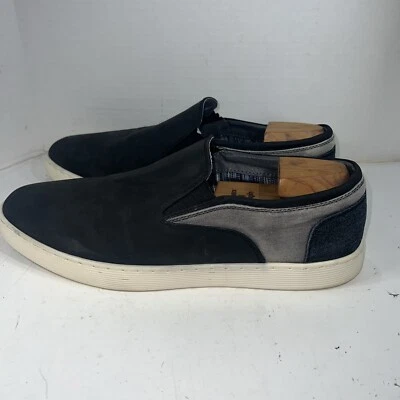 Robert David Mens Hyde Black Gray Slip On Casual Shoes Sz 12M - Image 1 of 4