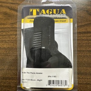 Tagua Inside The Pants Holster IWB for Kahr P380 Black Leather Right Handed - Picture 1 of 3