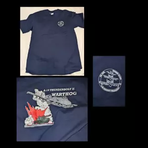 A-10 Thunderbolt II Warthog Aircraft Squadron "No One Comes Close" Mens Sz L - Picture 1 of 4