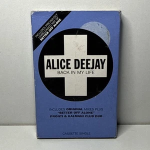 ALICE DEEJAY BACK IN MY LIFE CASSETTE TAPE SINGLE POSITIVA UK 1999 - Picture 1 of 4