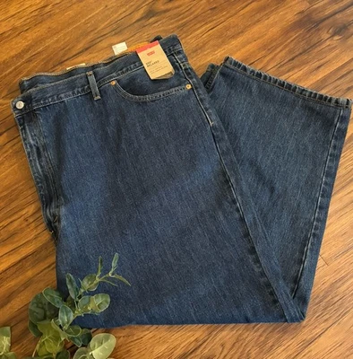 NWT LEVI'S 550 Relaxed Blue Denim Jeans Big Men's 56x30 New - Image 1 of 4