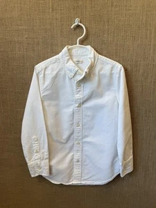 Crewcuts Boys White Oxford Button Up Shirt Size 6/7 - Picture 1 of 2