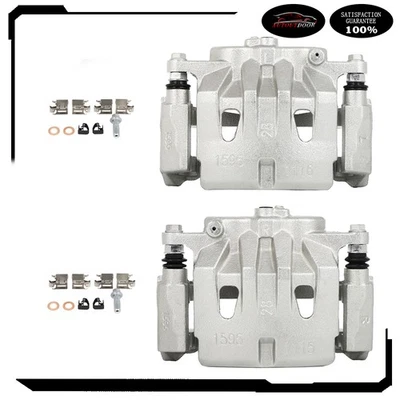 Pinzas de freno delanteras con juego de soportes (2) para Toyota Highlander Sienna 2010-2019 Foto 1 de 4