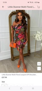 Pink Boutique Leopard Bodycon Dress 10 - Picture 1 of 2