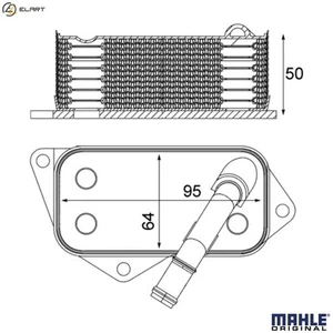 OIL COOLER ENGINE OIL CLC 12 001S FOR BMW 3/F0/F80/X/SAV/F25/7/F01/F02/F04/6 - Picture 1 of 9