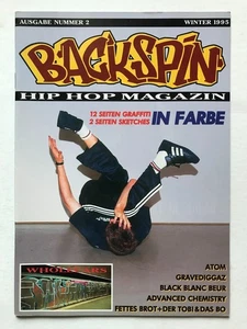 BACKSPIN HIPHOP MAGAZINE #2 GRAFFITI GERMAN RARE 1995 - Imagen 1 de 3