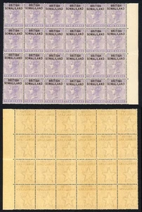 Somaliland SG3 1903 2a pale violet Block of 24 U/M (toned gum) Cat 84+++ pounds - Picture 1 of 1