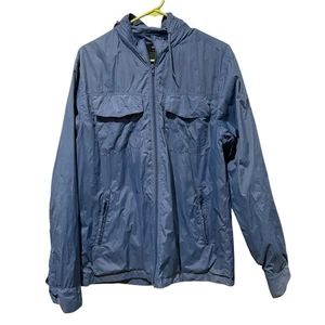 Chaqueta cortavientos para hombre RVCA empacable con capucha talla M - Imagen 1 de 11
