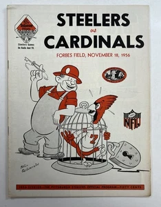 Pittsburgh Steelers vs Chicago Cardinals November 18, 1956 Official Program MG34 - Picture 1 of 3