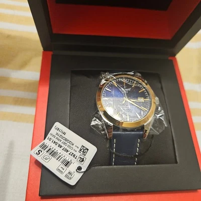 Tissot Gentlemen Powermatic 80 Silicum Solid 18K Gold Men's Watch T9274074604101 - Image 1 of 4