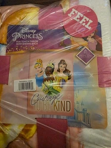 Disney Princesa Tacto de Seda Tiro / Sherpa Espalda 60" x 80". - Imagen 1 de 1
