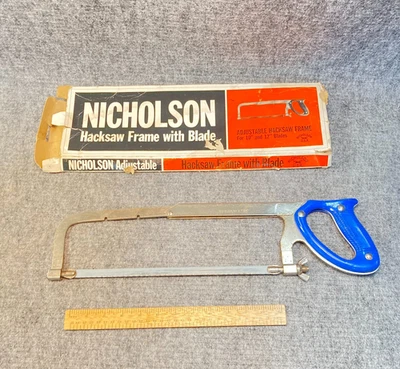 Marco de sierra de calar Nicholson Nº 10 para hojas de 10"-12" #80952 EE. UU. Foto 1 de 4