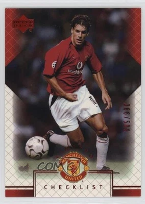 Upper Deck Manchester United Checklist Limited 2002 rojo/500 Ruud Van Nistelrooy Foto 1 de 2