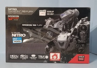 Sapphire Nitro Radeon R9 Fury 4GB HBM PCI-E Graphics Card 299-1E331-100SA - Image 1 of 4