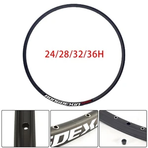 Bike Wheel Rim Rim Exquisite Parts 24/28/32/36 Holes Double-layer FV/AV Nozzle - Picture 1 of 40